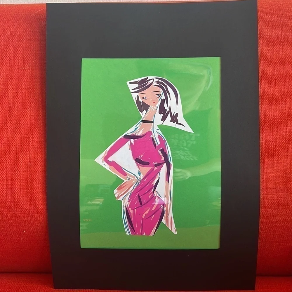 Title, “Stern”By : Sinta Margot Handmade digital book illustration print NWT